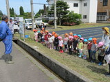 山野保育園児によるさつまいも植付体験会が行われました